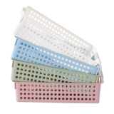 Настольная пластиковая прямоугольная корзина для хранения для документов