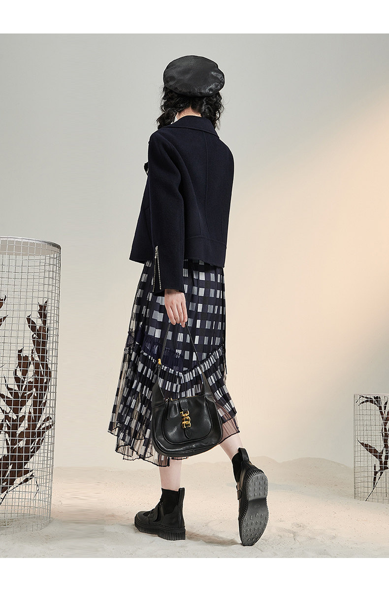 Зимнее осеннее шерстяное пальто, осенняя куртка, коллекция 2021 для возраста       