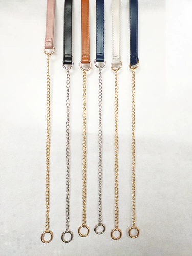 Металлическая цепь, цепочка, небольшая сумка, полиуретановый аксессуар для сумки, универсальный ремешок для сумки, бретели, на цепочке