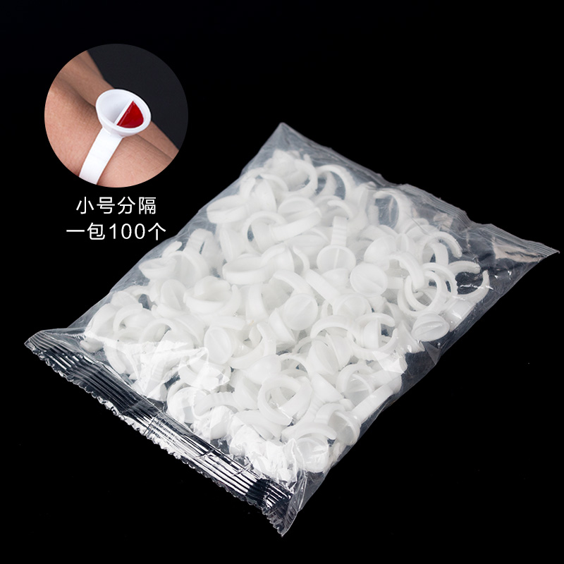 Hình xăm màu cốc dùng một lần vòng nhựa cốc 100 màu chất liệu máy khung cung cấp hình xăm công cụ đầy đủ - Các công cụ làm đẹp khác cọ trang điểm tốt
