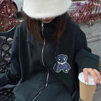 WE11DONE TRACK ZIPPER WELLLONE American small crowdsourced high street Chauga Lianhood Mens jacket ladies