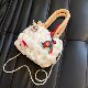 Christmas Marshmallow Cloud Bag Handmade Knitted Bag LAOSHU Strawberry Bear DIY Material Kit Gift for Girlfriend
