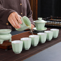 Kung Fu Tea Set Home Living Room High-end Gift Boxed Business Gifts Custom logo Anniversary Celebration