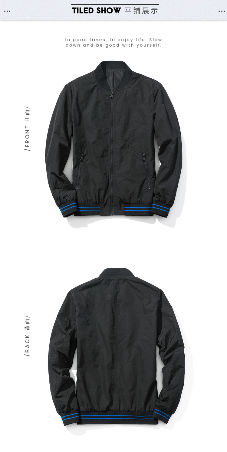 Blouson homme QZHIHE    manches longues en Polyester - Ref 3116628 Image 27