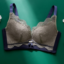 No steel ring underwear female thin section large breasted with small breasts gathered to receive the secondary milk anti-sagging bra adjusted bra Summer