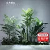 Гу Линг Исишен Моделирование зеленые растения ландшафтные ландшафтные заводы крупные санота Квай Лестница Нижняя терминальная украшение качели