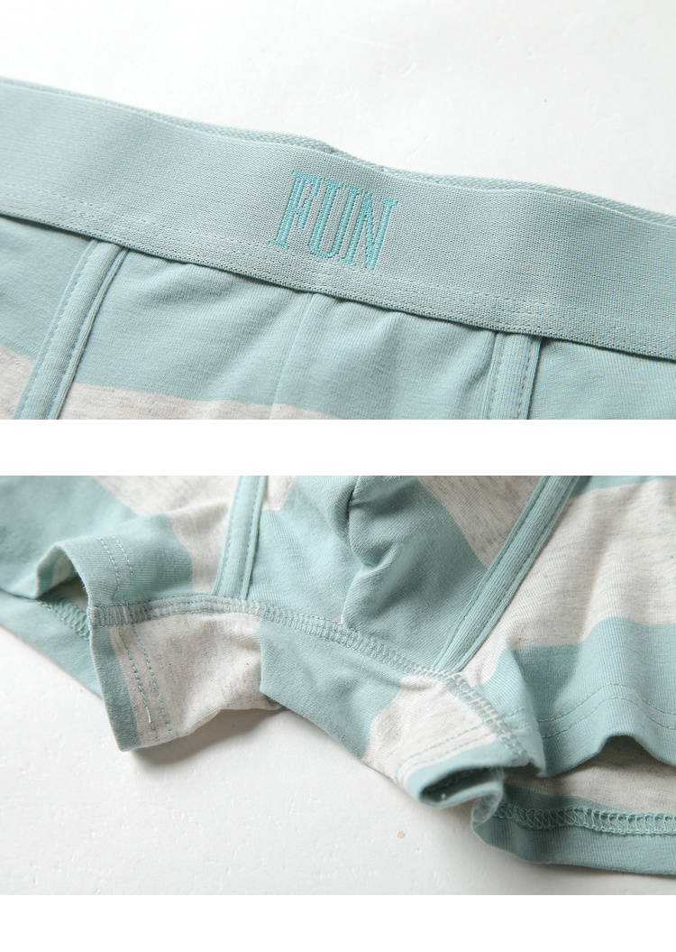 Quần đùi nam Sanfu Tóm tắt Quần sọc rộng Lycra Cotton Quần bó góc 388385 shop do lot