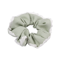 Sanfu girls pure color lace edge large intestine hair band single fresh and sweet hair accessories headdress 834192