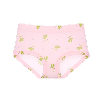 Sanfu womens mid-waist hip-covering underwear ice silk all-over printing refreshing and breathable semi-boxer briefs for women 486770