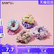 Sanfu HELLO GIR girl check BM wind head rope Korean version of net red Hairband sweet leather band headdress 793067