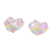 Sanfu Guochao Dream Garden Hoop Pair New Chinese Style Personalized Jewelry Earrings Accessories Earrings 833561