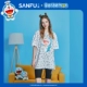 Sanfu Nữ Bộ Pajama Mùa Hè Doraemon IP Cổ Tròn Tay Ngắn Cưỡi Đồ Mặc Nhà Thông Thường 427741 - Cặp đôi