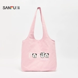 [Совместный бренд Cute Lan] Sanfu Большая сумка-тоут Летняя яркая милая сумка-жилет с буквенным принтом Женская сумка 500139