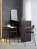 Iron Art Bar Стул Современный простая домашняя кровать барная стола с брендом табурет Высокий стул Nordic Milk Tea Shop