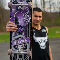 PRIMITIVE American original imported Mexican skateboard Maple extreme four-wheel action technique board surface