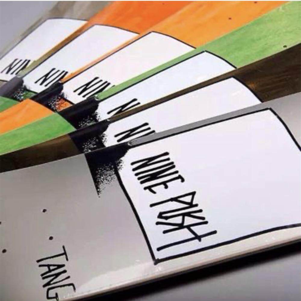 Hong Kong brand NINE PUSH seven-layer maple professional double-warped skateboard deck ZZY dragon banana