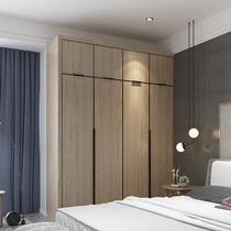 Nanjing wardrobe custom-made overall light luxury wardrobe bedroom open door big wardrobe moving door wardrobe whole wardrobe customization