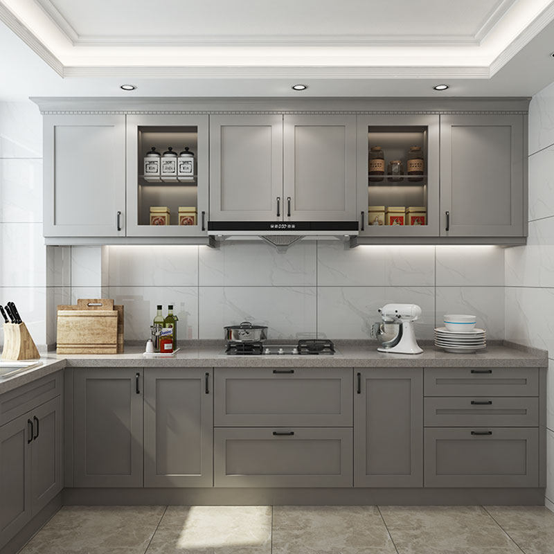 New American Nanjing overall overall cabinet custom quartz stone countertop? Car custom open American light luxury decoration custom