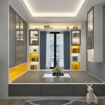 Long-made wooden tatami custom whole tatami modern home bedroom tatami liftable tea table