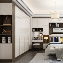 Light luxury wardrobe custom modern simple custom open wardrobe wardrobe cloakroom custom walk-in wardrobe