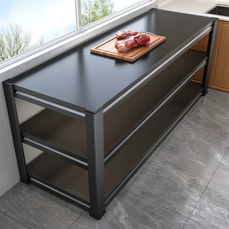 Kitchen Storage Rack 80cm High New Model Floor-Standing Multi-Layer Storage Rack Low Shelf Multi-Functional Carbon Steel Storage Rack Kitchen Storage Rack 80cm High New Model Floor-Standing Multi-Layer Storage Rack Low Shelf Multi-Functional Carbon Steel Storage Rack