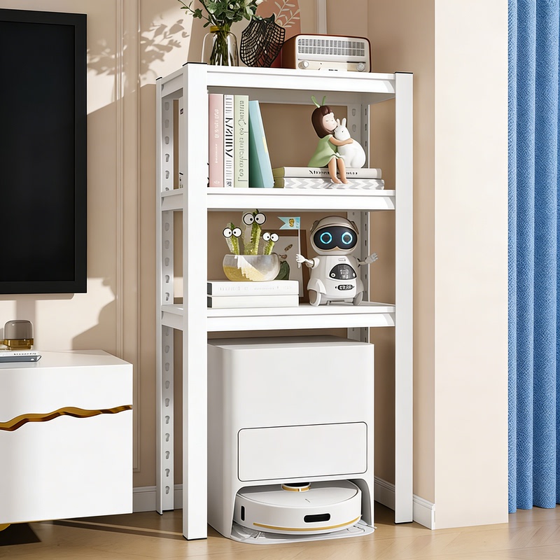 Robot Vacuum Cleaner Storage Rack, Storage Rack Above the Trash Can, Multifunctional Household Narrow Rack for Narrow Gaps