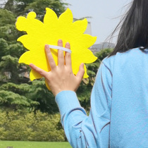 Kindergarten Smiley Sunflower Dance Performance Props Sunflower School Games Admission Opening Ceremony Hand Creative