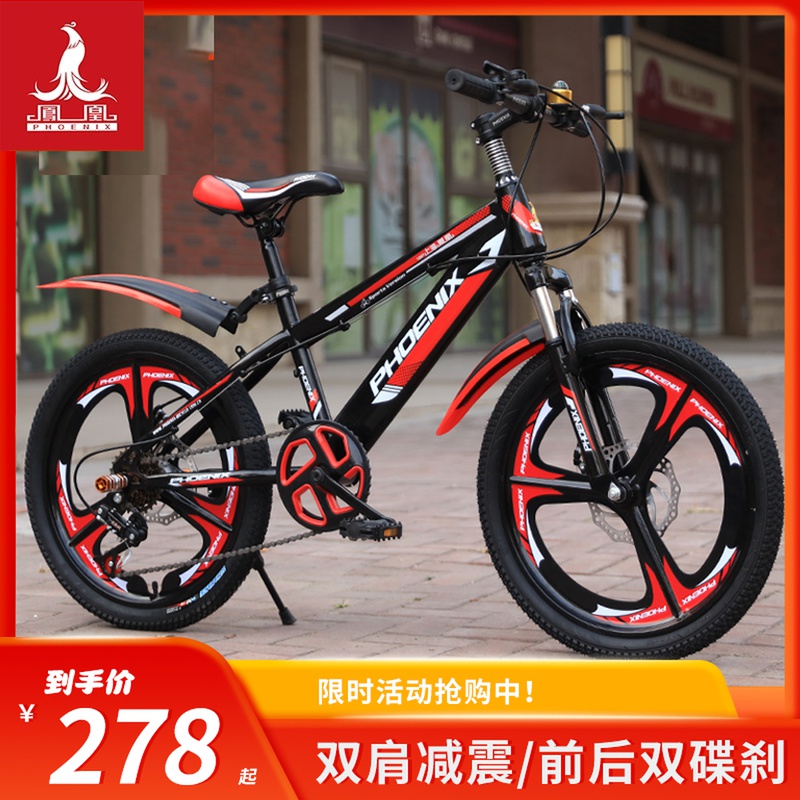 Phoenix Kids Bike 18 20 inch 22 inch boy girl middle boy mountain bike 8-14 years old gear disc brakes