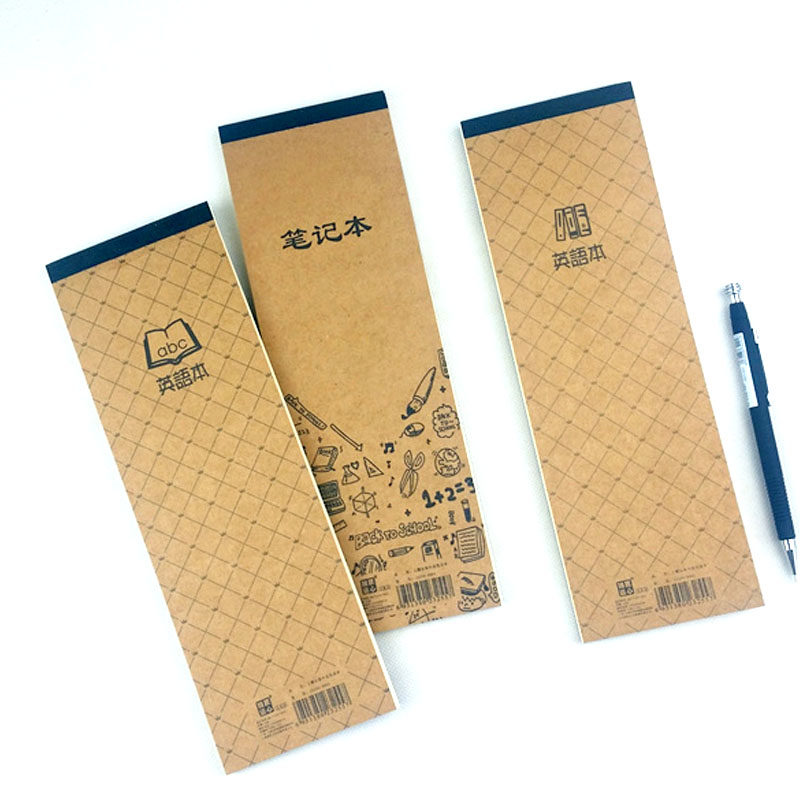 Environmental protection kraft Thickened Notes English Small Strips This English Single Word Write this poo Convenience Stickup Bento