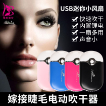 Grafted Eyelash Hair Dryer False Eyelash Mini Fan Leafless Safe Soft Wind USB Charging Planting Eyelash Fan