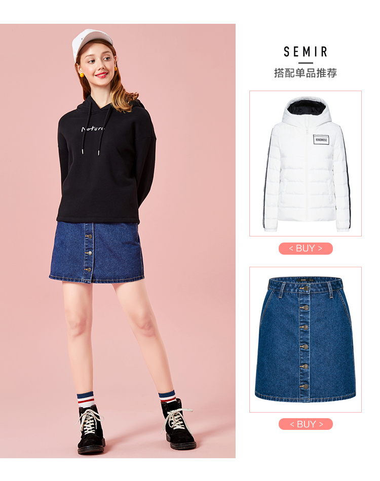 Sweatshirt femme SEMIR   en Coton - Ref 3216033 Image 12