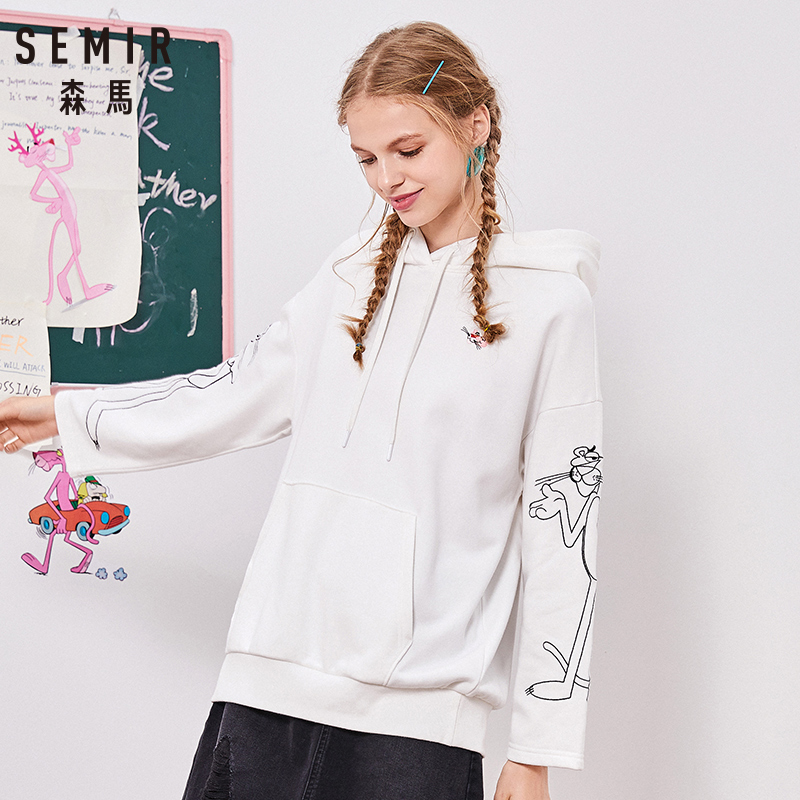 Sweatshirt femme SEMIR   en Coton - Ref 3216774 Image 1