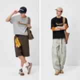 Semir 230 г, тяжелая футболка с милым принтом домашних животных, лето 2026, новый стиль, бесполый микро, широкий топ, модные уличные модные короткие рукава