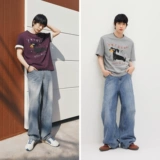 Semir, ретро футболка с коротким рукавом, трикотажный мультяшный свитер, для влюбленных