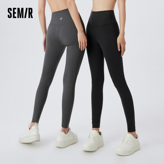 Semir Shark Pants ແມ່ຍິງ leggings ກິລາ Summer ກິລາແລ່ນ Pants Jogging ສູງ Elastic Slim ແອວສູງ Yoga Outer Wear Ins