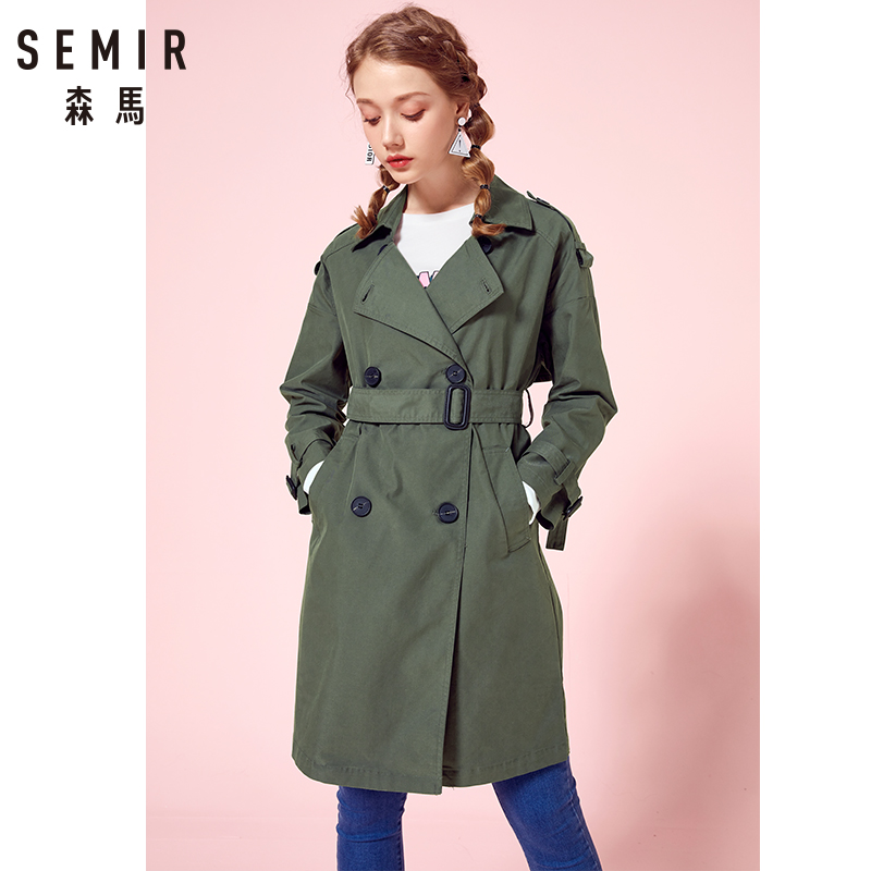 Trench pour femme SEMIR   en Coton en Coton - Ref 3228341 Image 2