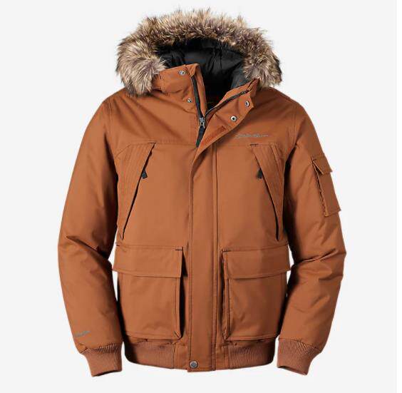EDDIE BAUER Men's Hooded Down Jacket 650filli01 792 0103