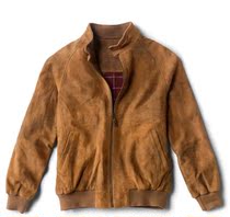 ORVIS mens R113 genuine leather leather leather jacket leather jacket sheepskin 24TM0153 US straight mail
