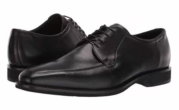 Ecco Love Step Men Business Positive Dress Leather Leather Head Layer Leather 640714-01001 American Straight Mail