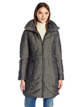 Anne Klein long waterproof down jacket AK223 new American direct mail multicolor