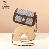 Модная сумка для телефона на одно плечо, цепь, французский стиль, премиум класс, на цепочке