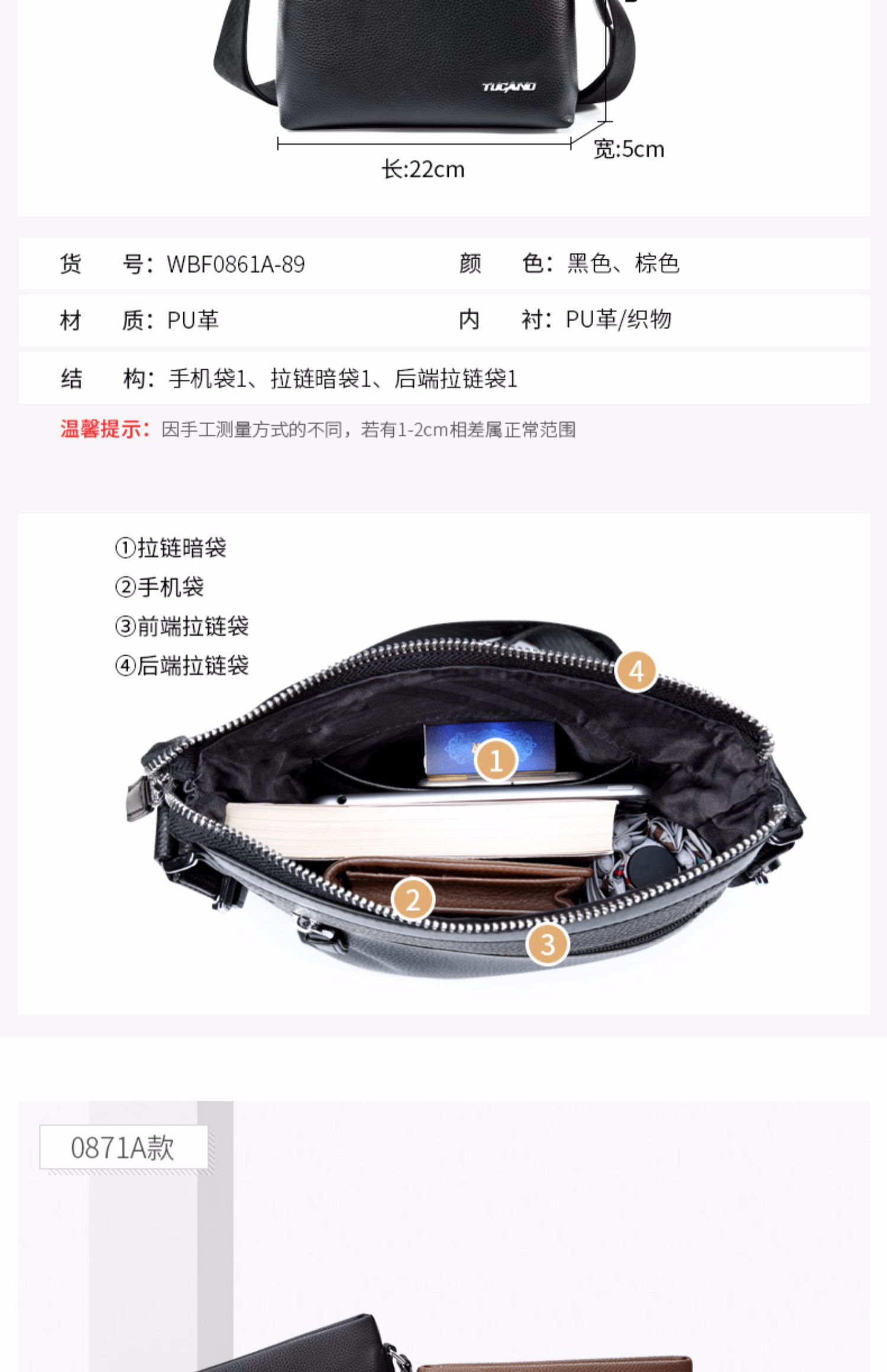 Woodpecker Túi nam Vai Túi Messenger Kinh doanh Túi xách nam mới Casual Túi đeo vai thanh niên Thời trang Ba lô dọc - Túi của con người túi christian dior
