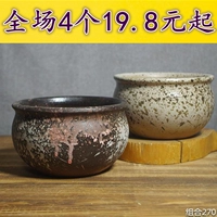 Грубная керамика, мясной горшок, сырой цветочный горшок, дышащий крупный керамический керамический балкон на высокой деревне, простая бесплатная доставка специальная зазор