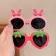 33#Pink Rabbit Ear+Rose Trawberry