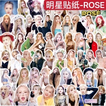 Pink Handbook sticker rosé star character Photo peripheral mobile phone computer a decorative adhesive diy paste