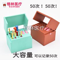 Dental root canal file rack RA needle root canal file disinfection box Expanded needle file Needle frame measuring table Grinding head frame box