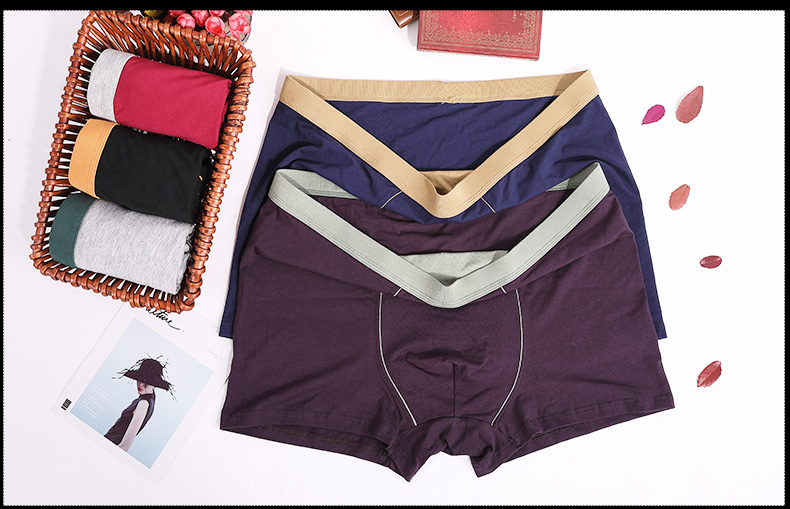 Mùa đông cỡ lớn đồ lót nam boxer nam cộng với phân bón để tăng thêm bông lớn chân phẳng quần lỏng quần lót chữ c