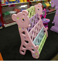 Childrens bookcase plastic kindergarten bookshelf home cabinet toy storage rack toy cabinet color bookshelf