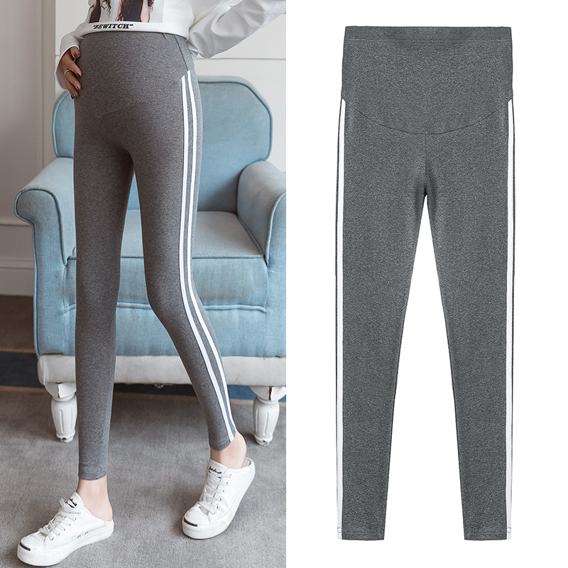 Pregnant Woman Inner Hitch Pants Spring Autumn Slim Fit Pregnant Woman Pants Spring Pants External Wear Long Pants Belly Pants Pregnant Woman Spring Clothing Pure Cotton Pants