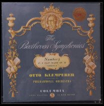 Crompelle Beethovens third symphony hero Blue Silver Earth First Edition EMI 1LP*black glue